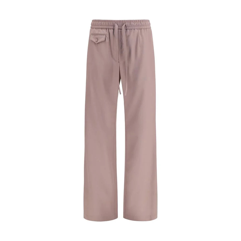 Dolce & Gabbana Brown Wool Oves Aries Joggers (Workout Pants)