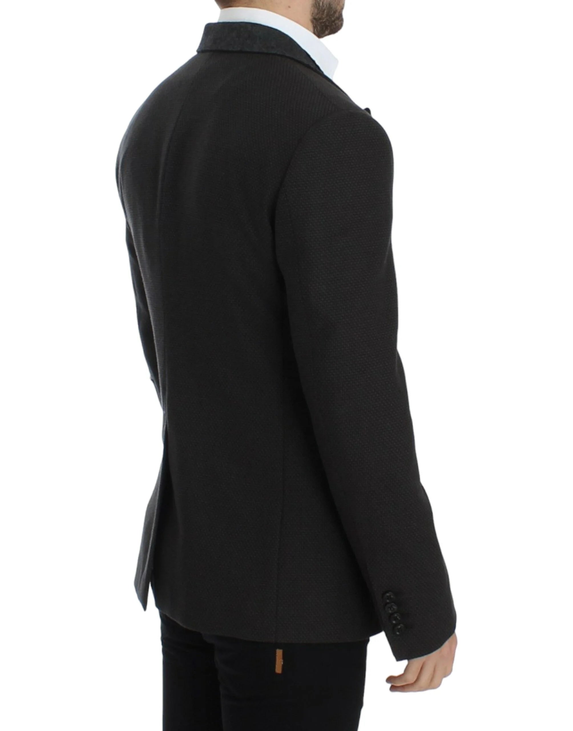 Dolce & Gabbana Brown wool slim fit blazer - IT48 | M - Sport Jackets