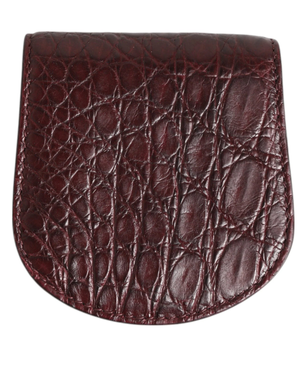 Dolce & Gabbana Burgundy Exotic Skin Coin Condom Case Holder Pocket Wallet - Sex Toys & Erotic Games