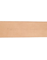 Dolce & Gabbana Burgundy Leather Gold Metal Buckle Women Belt - Belts