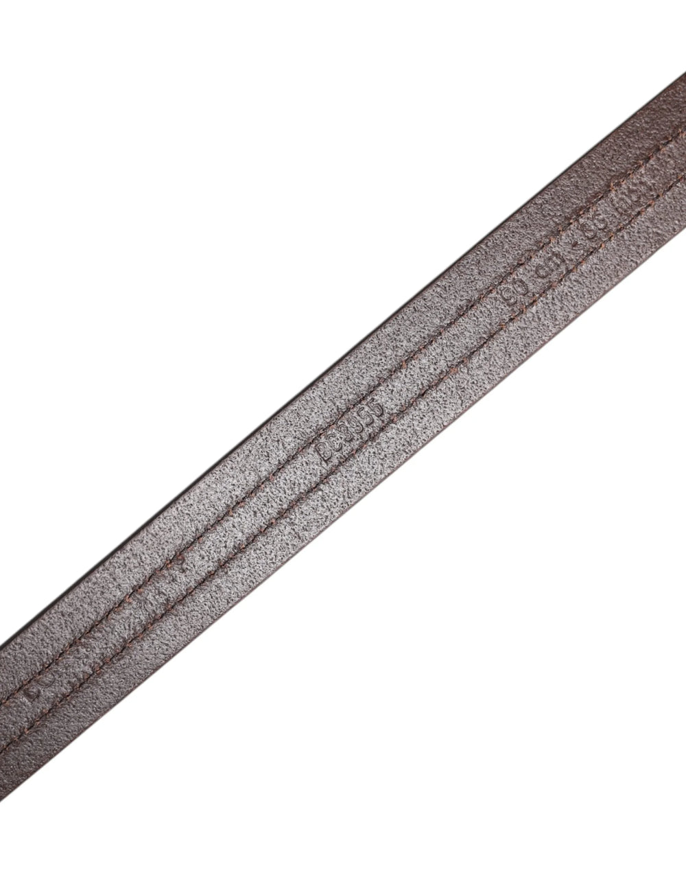 Dolce & Gabbana Burgundy Leather Metal Logo Buckle Belt - Belts