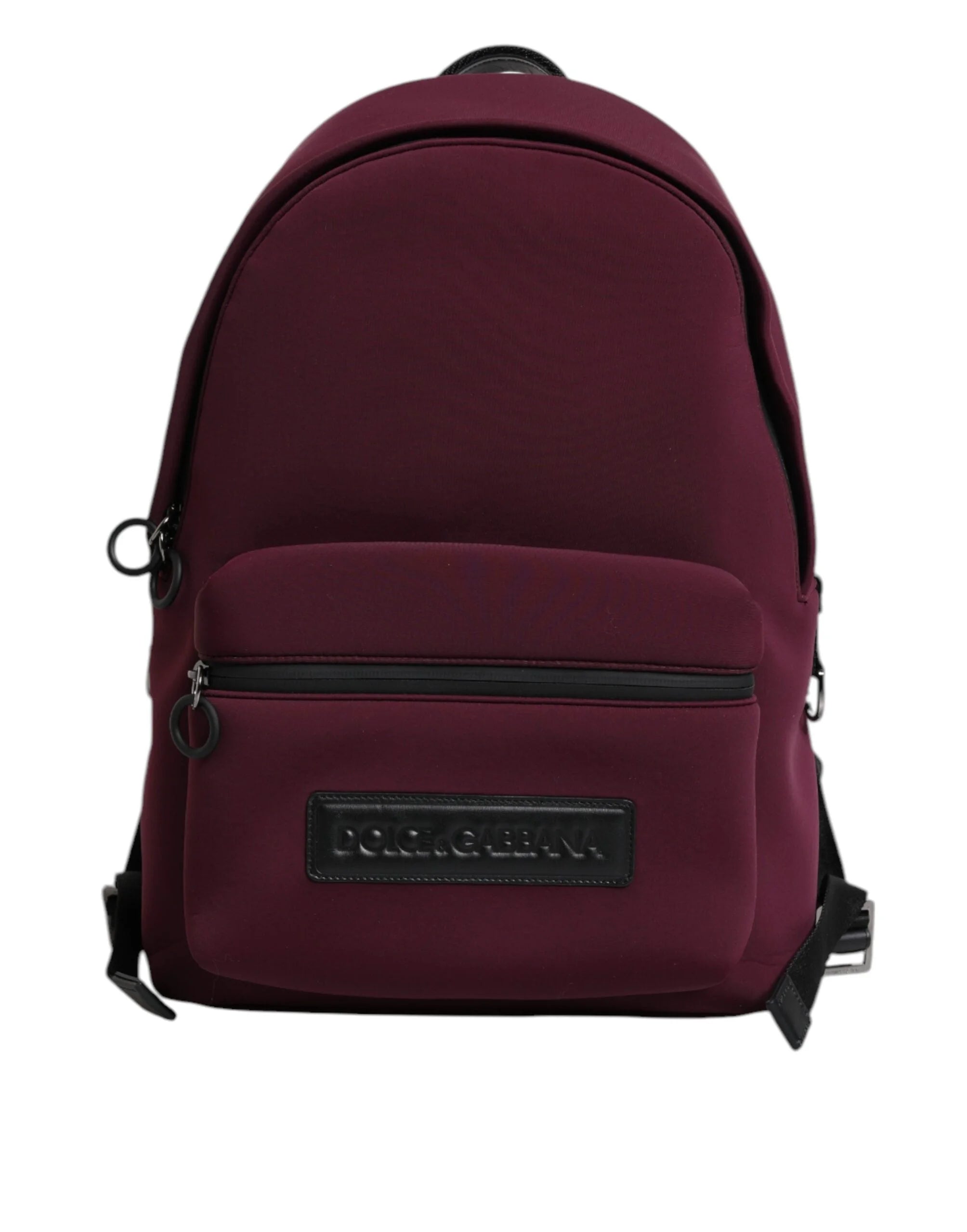 Dolce & Gabbana Burgundy Montreale Tecnico Textile Men Backpack Bag - Backpacks