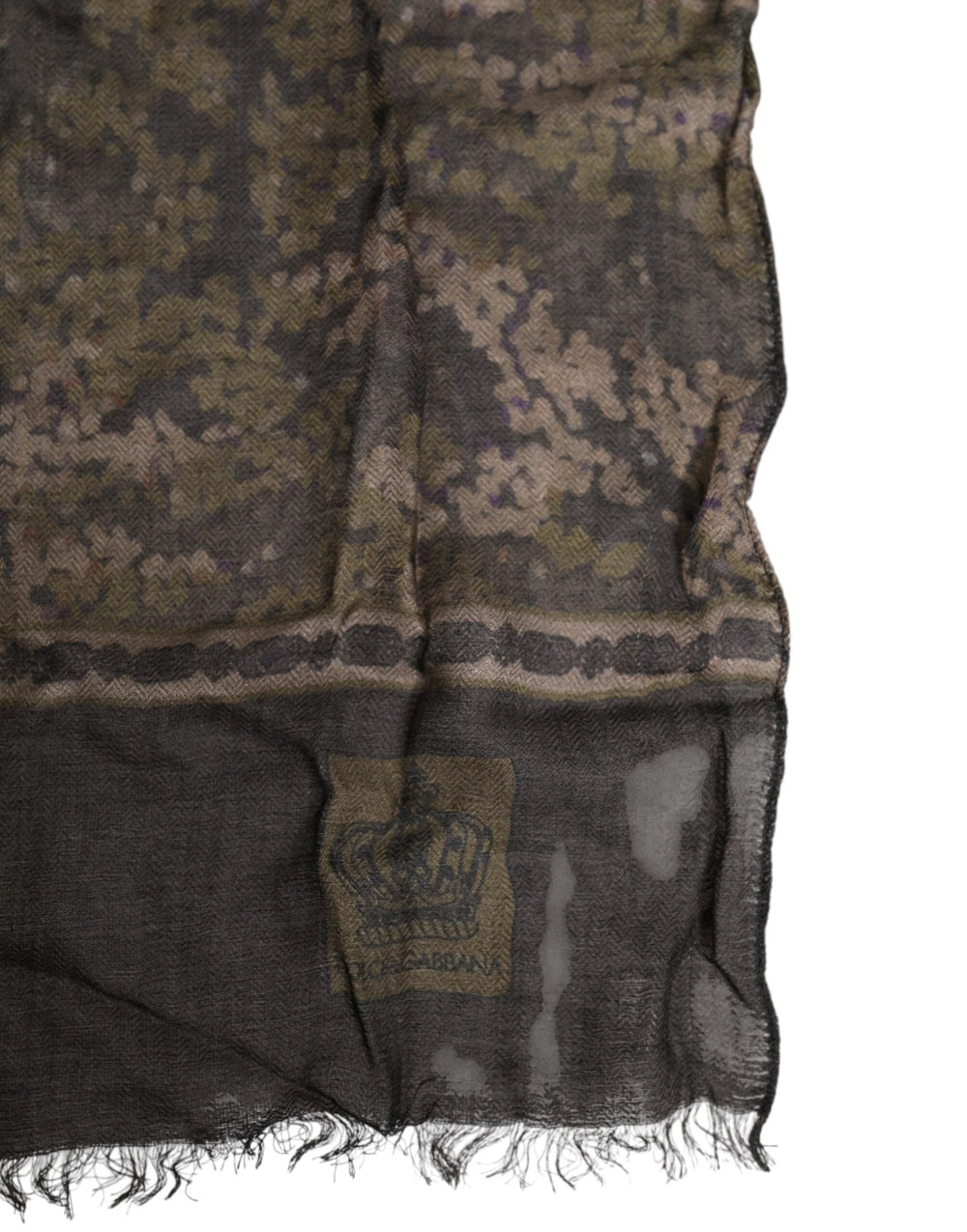 Dolce & Gabbana Camouflage Neck Warmer Wrap Foulard Scarf - Scarves & Shawls