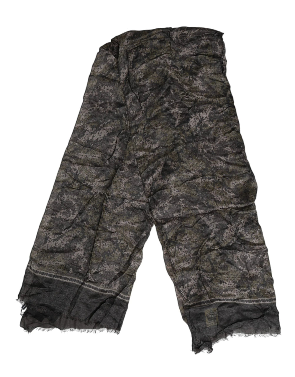 Dolce & Gabbana Camouflage Neck Warmer Wrap Foulard Scarf - Scarves & Shawls