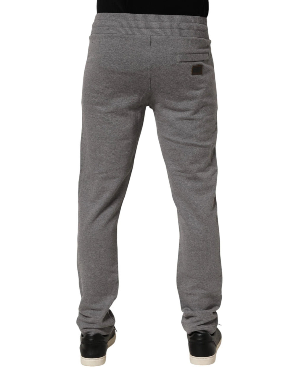 Dolce & Gabbana Cotton Jogger Sweatpants Trouser Gray - IT44 | XS - Joggers