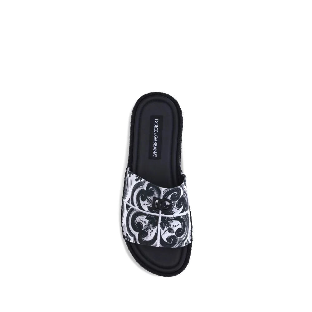 Dolce & Gabbana Cotton Sandals - EU40/US7