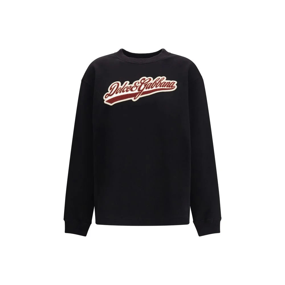 Dolce & Gabbana Cotton Sweatshirt with patch - Sweatshirts