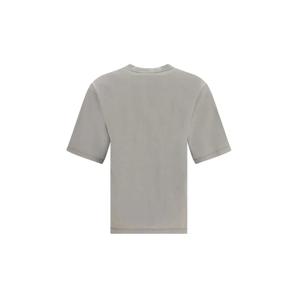 Dolce & Gabbana Cotton T-Shirt with raised front logo - T-Shirts