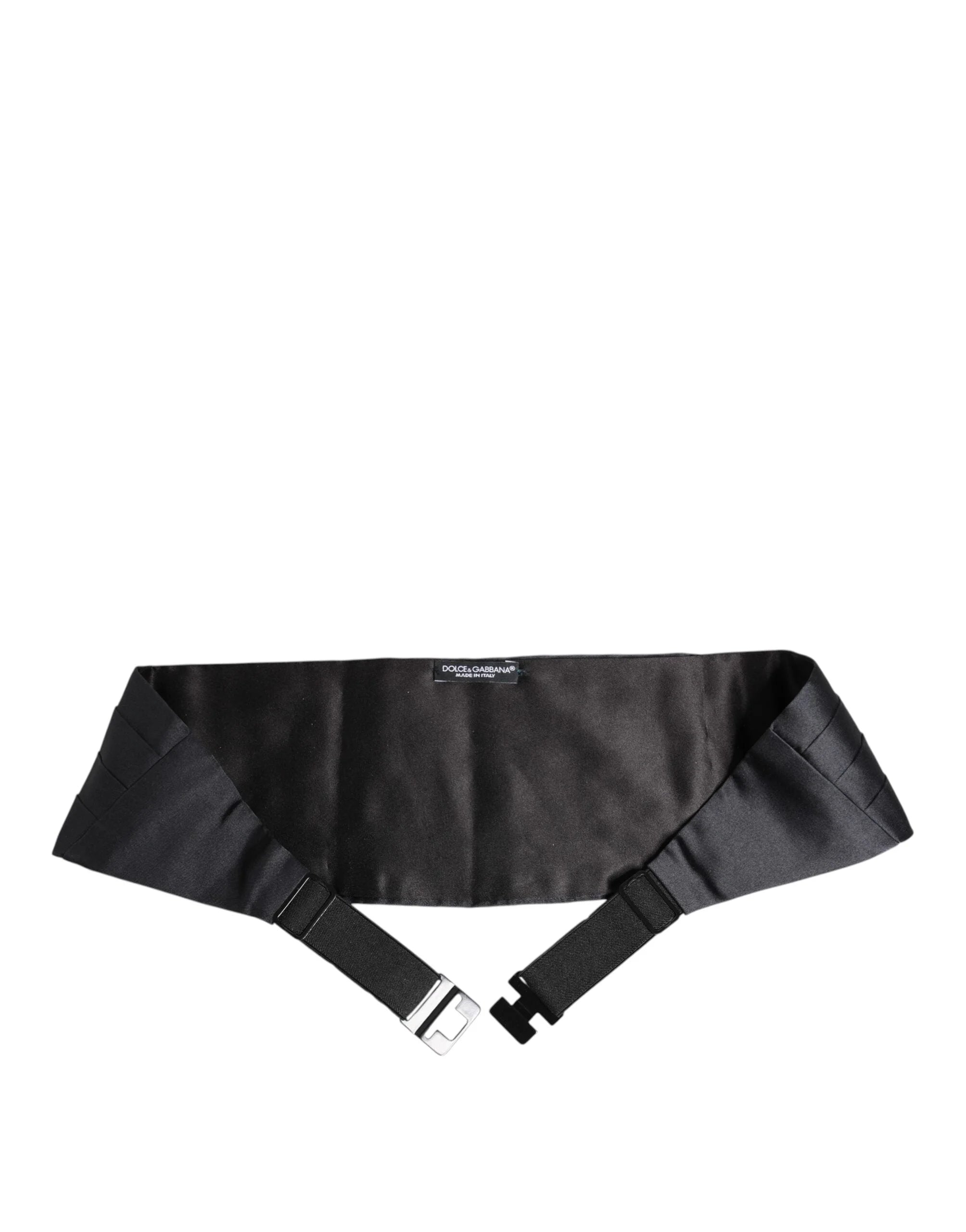 Dolce & Gabbana Dark Blue 100% Silk Belt Waist Cummerbund - Suspenders