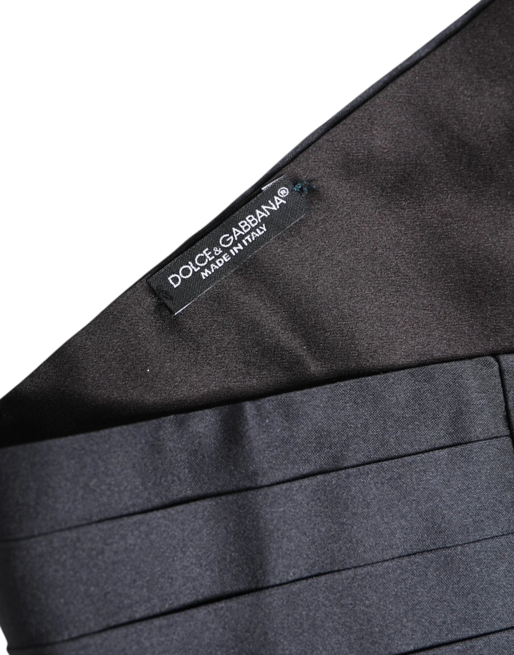 Dolce & Gabbana Dark Blue 100% Silk Belt Waist Cummerbund - Suspenders