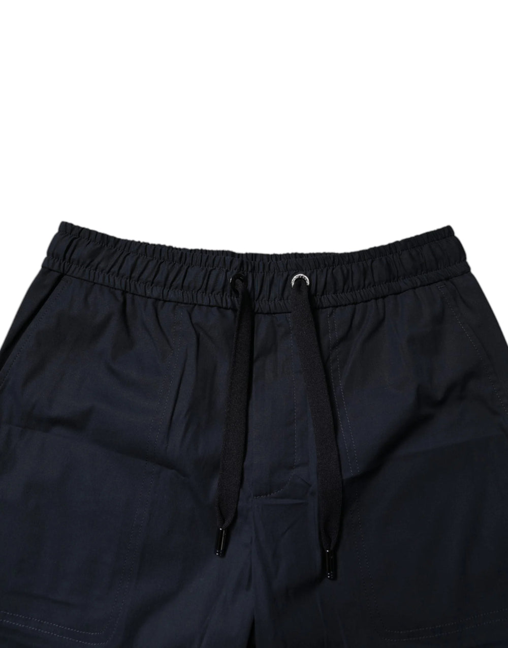 Dolce & Gabbana Dark Blue Cotton Bermuda Sweatshorts Shorts - IT46 | S - Bermudas