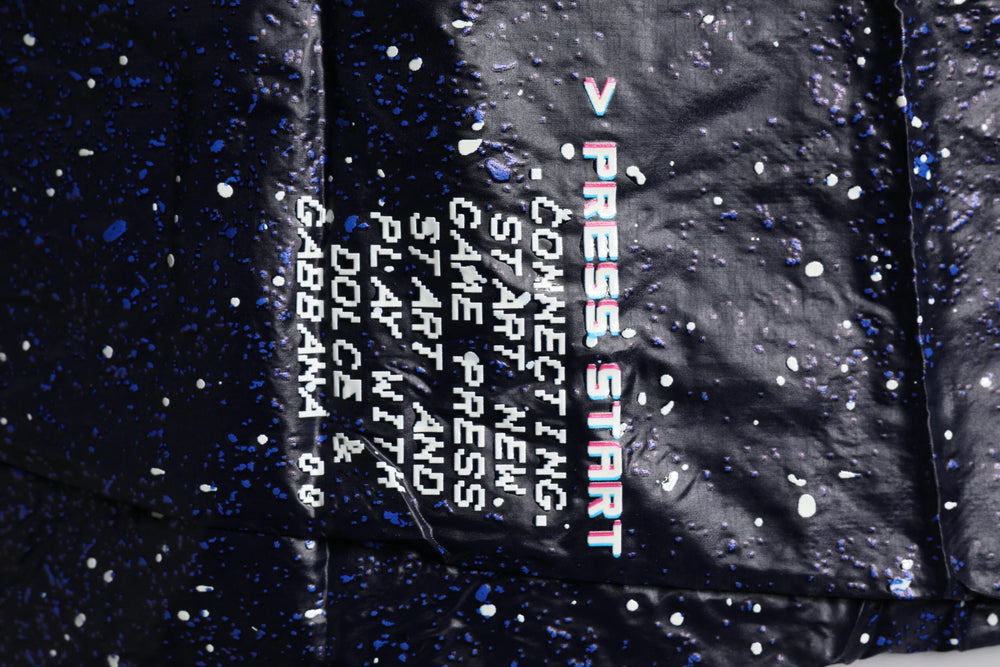 Dolce & Gabbana Dark Blue DG Game Print Cotton Jogger Pants - IT48 | M - Joggers