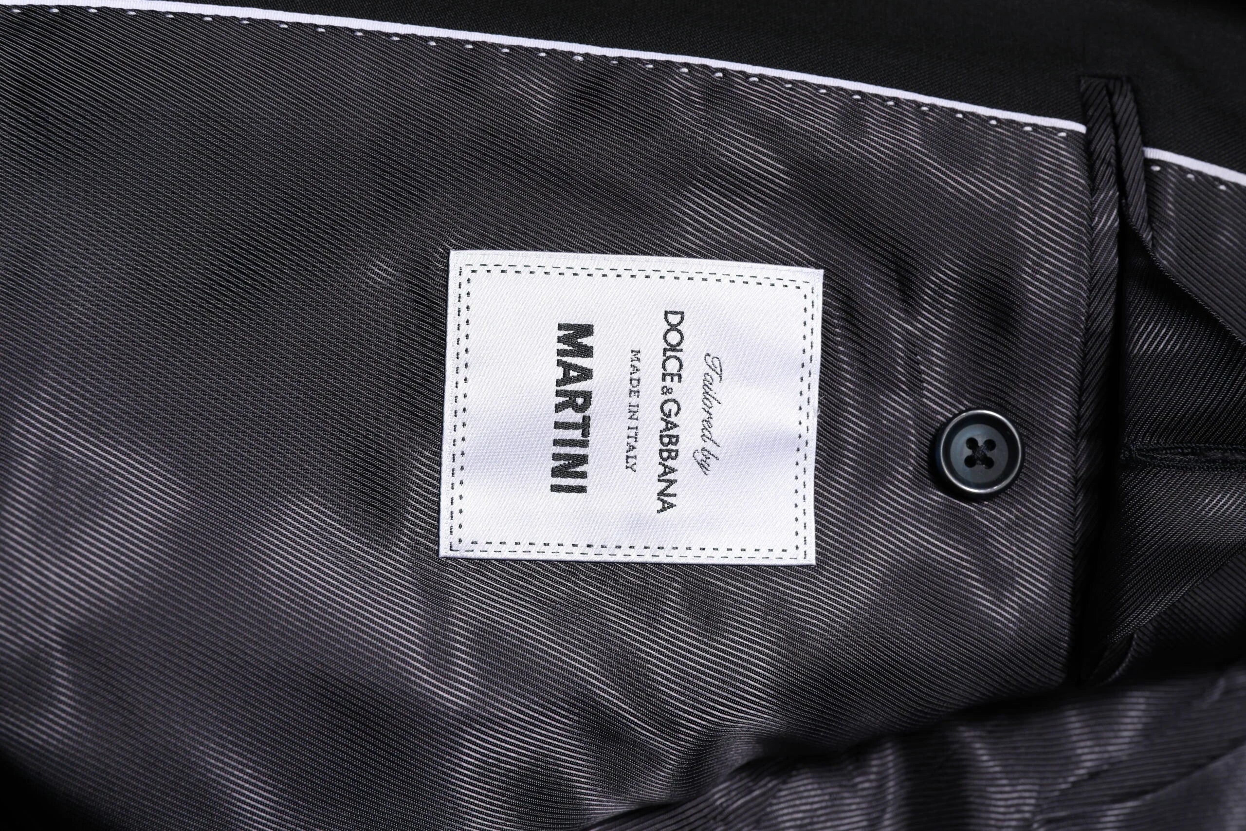 Dolce & Gabbana Dark Blue MARTINI Wool Blazer Coat Jacket - IT52 | XL - Sport Jackets