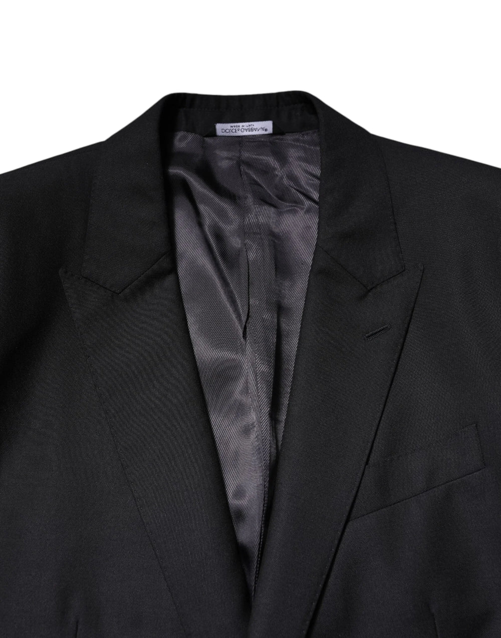 Dolce & Gabbana Dark Blue MARTINI Wool Blazer Coat Jacket - IT52 | XL - Sport Jackets