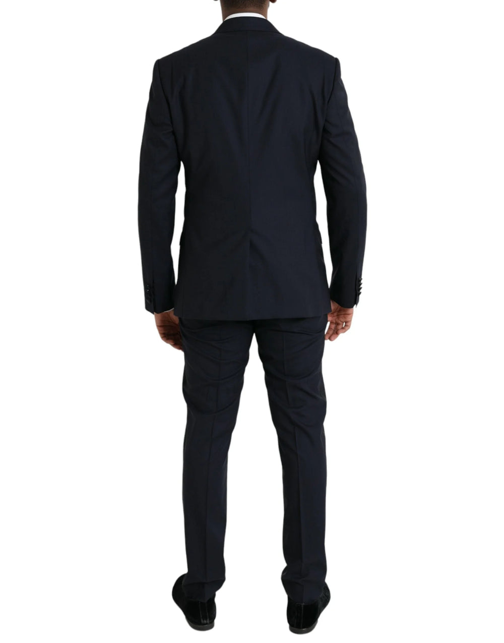 Dolce & Gabbana Dark Blue MARTINI Wool Formal 3 Piece Suit - IT50 | L - Suits