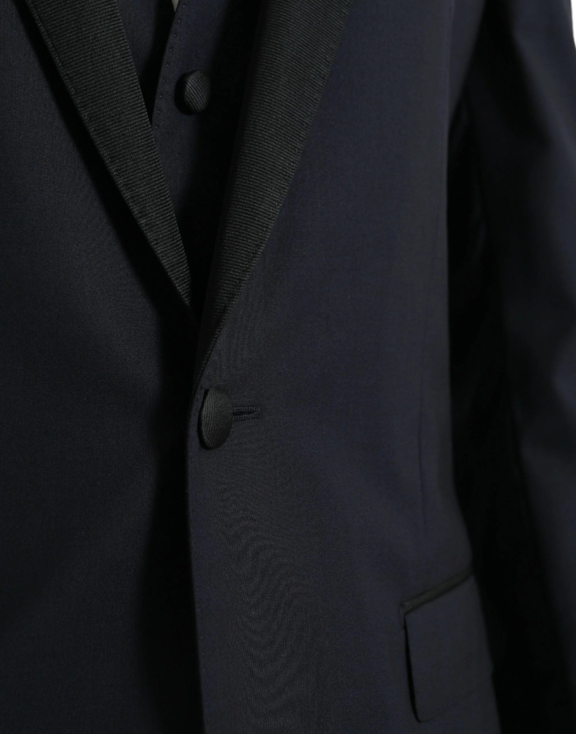 Dolce & Gabbana Dark Blue MARTINI Wool Formal 3 Piece Suit - IT50 | L - Suits