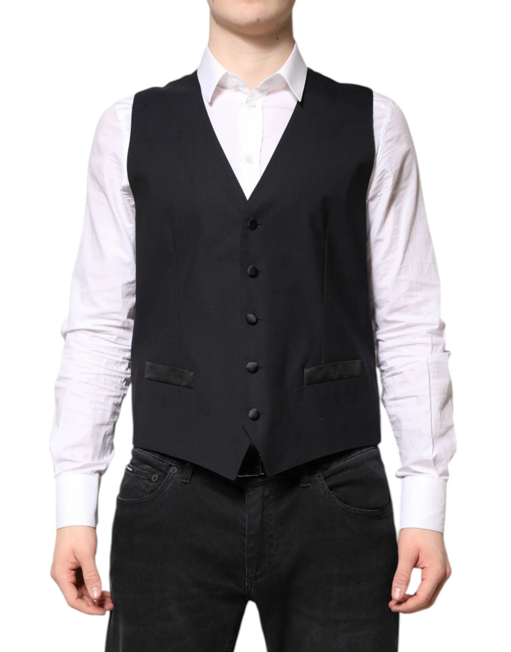 Dolce & Gabbana Dark Blue MARTINI Wool Suit 2 Piece Jacket - IT50 | L - Tuxedos