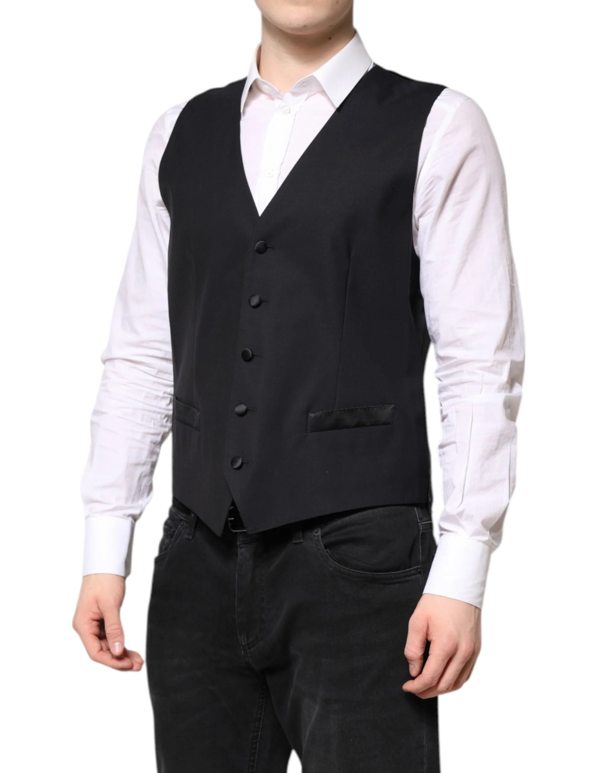 Dolce & Gabbana Dark Blue MARTINI Wool Suit 2 Piece Jacket - IT50 | L - Tuxedos