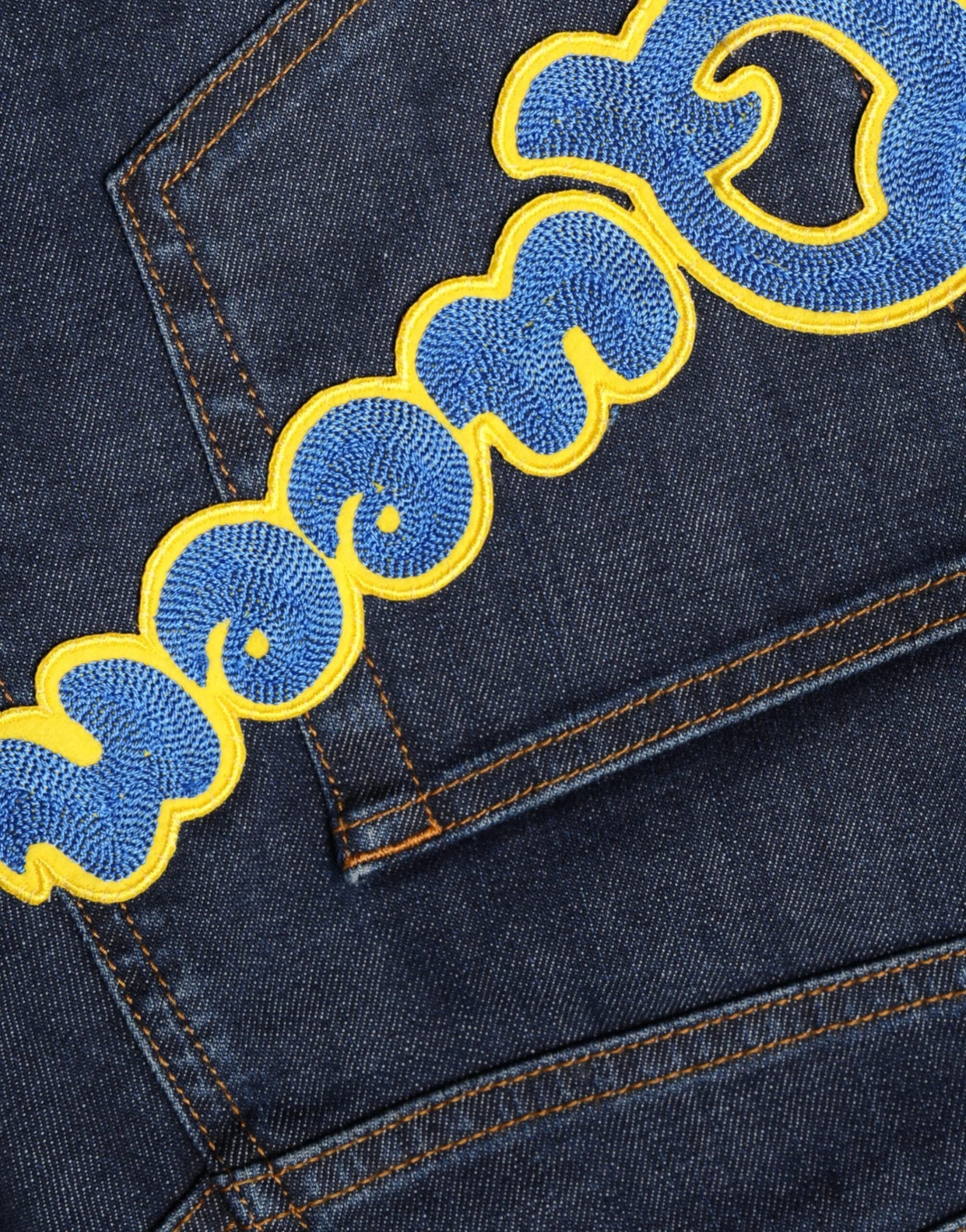 Dolce & Gabbana Dark Blue QUEEN Cotton Skinny Denim Jeans - IT42|M - Jeans