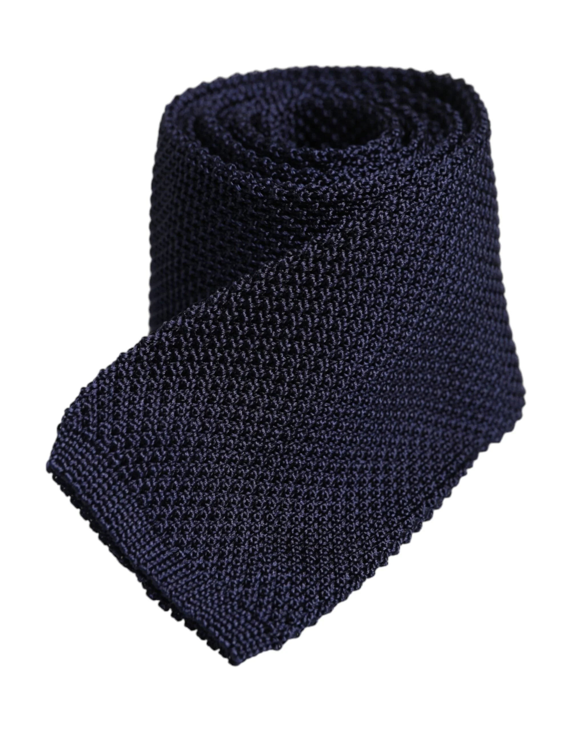 Dolce & Gabbana Dark Blue Silk Adjustable Necktie Tie - Neckties