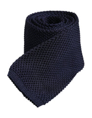 Dolce & Gabbana Dark Blue Silk Adjustable Necktie Tie - Neckties