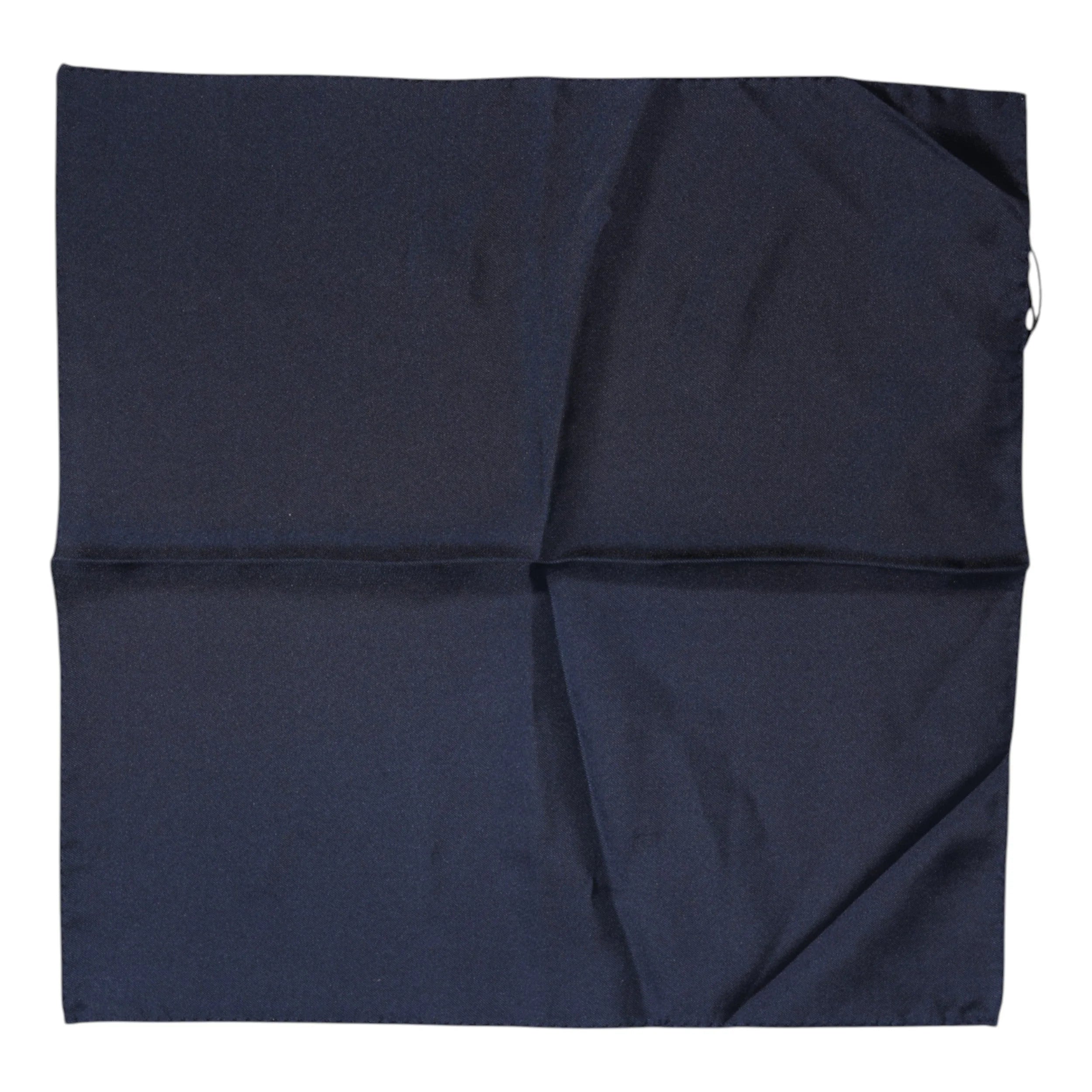 Dolce & Gabbana Dark Blue Silk Square Men Foulard Scarf - Scarves & Shawls