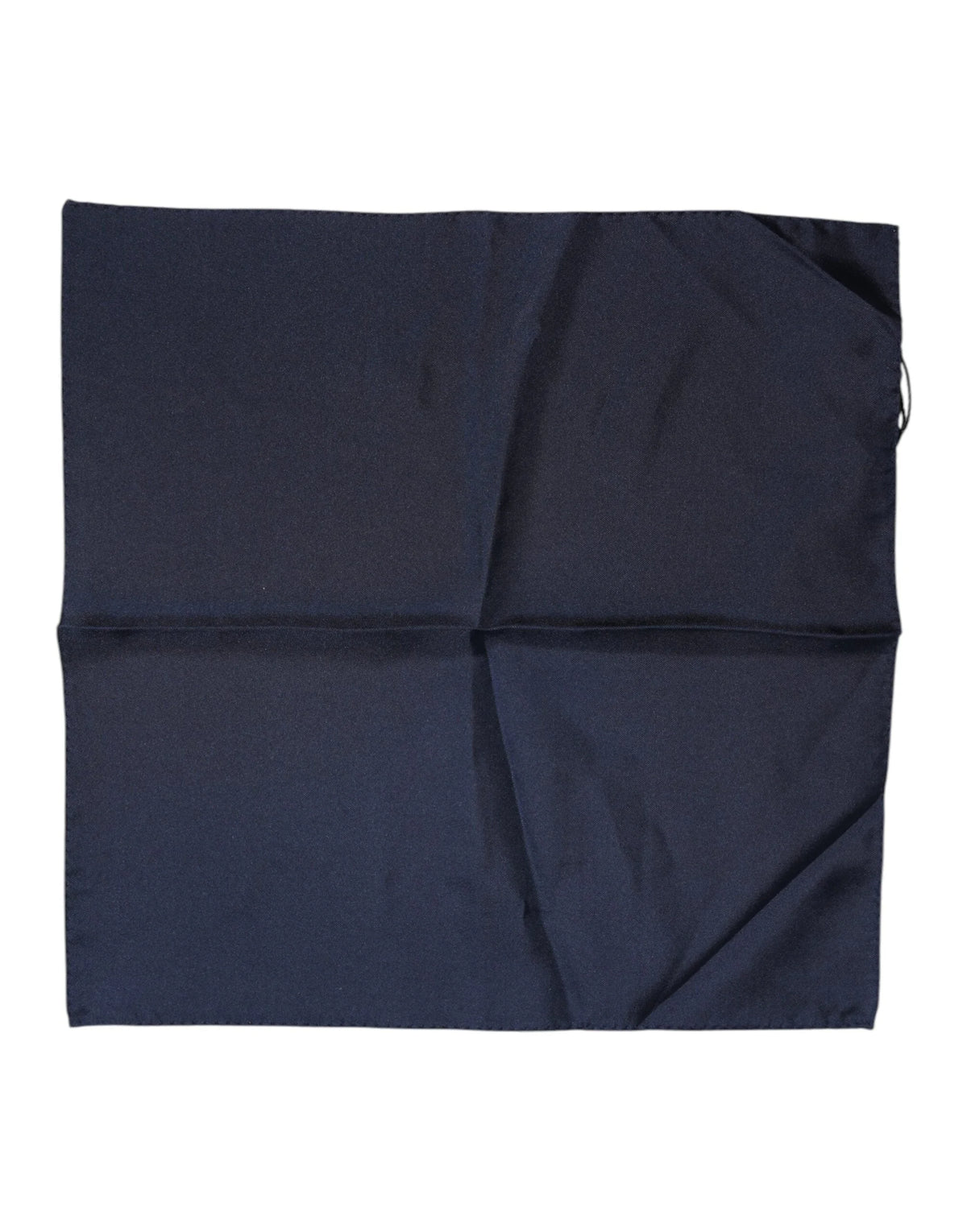 Dolce & Gabbana Dark Blue Silk Square Men Foulard Scarf - Scarves & Shawls