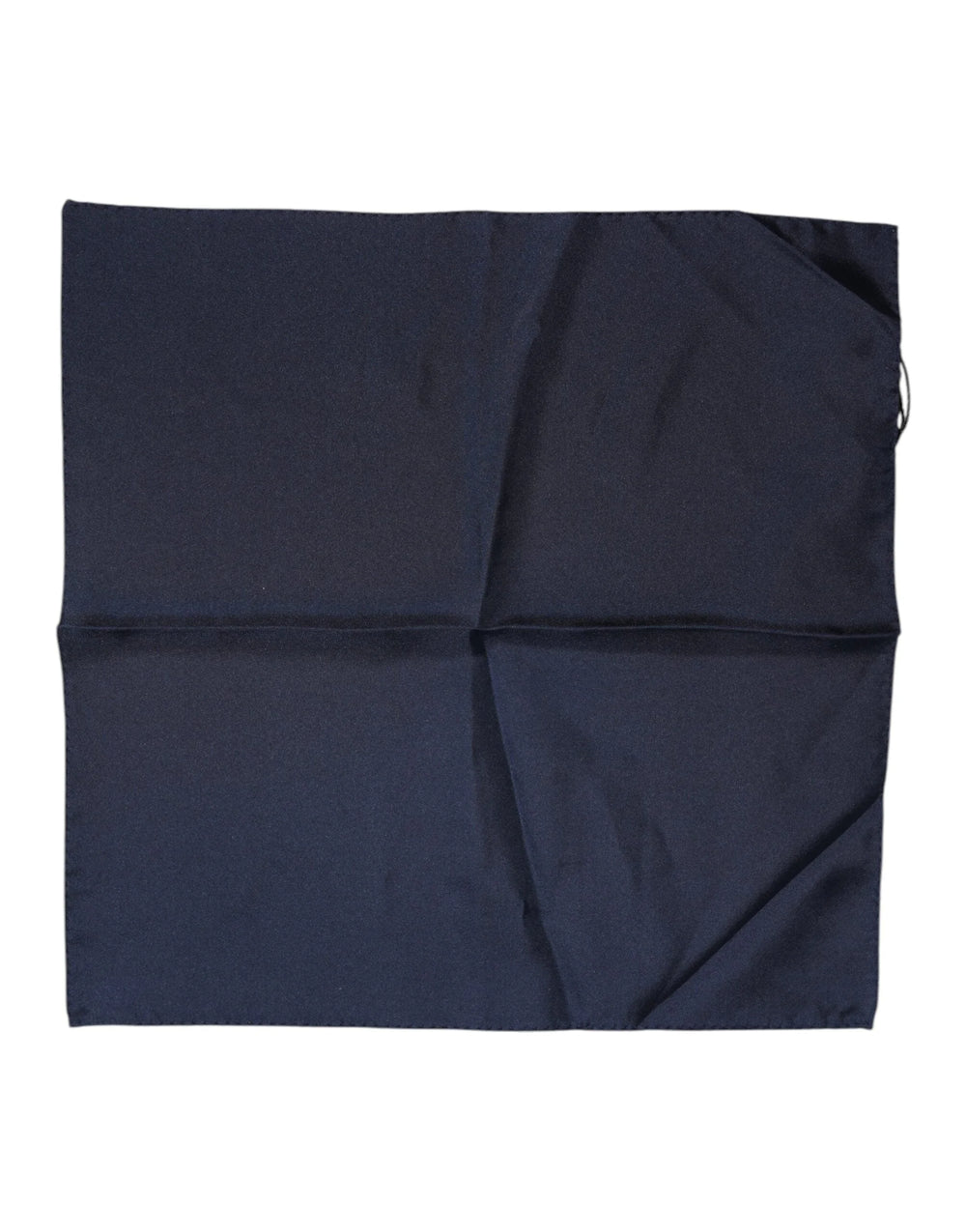 Dolce & Gabbana Dark Blue Silk Square Men Foulard Scarf - Scarves & Shawls
