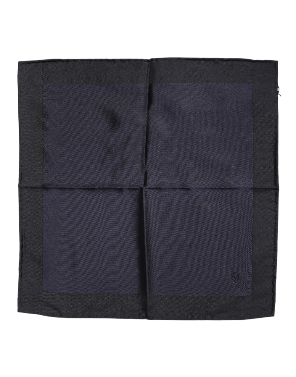 Dolce & Gabbana Dark Blue Silk Square Men Foulard Scarf - Scarves & Shawls