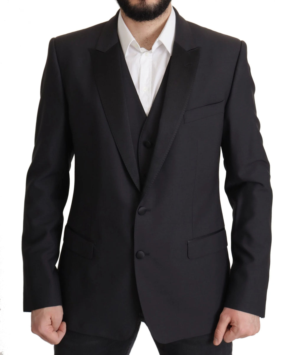 Dolce & Gabbana Dark Blue Single Breasted MARTINI Blazer - IT54 | XXL - Sport Jackets