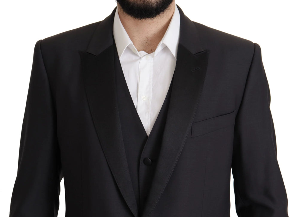 Dolce & Gabbana Dark Blue Single Breasted MARTINI Blazer - IT54 | XXL - Sport Jackets