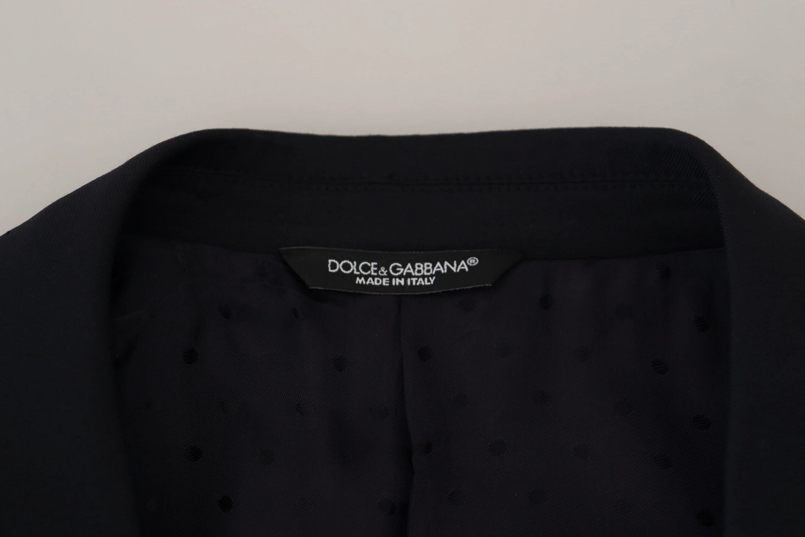 Dolce & Gabbana Dark Blue Wool Formal Sicilia Blazer - IT56 | XL - Sport Jackets