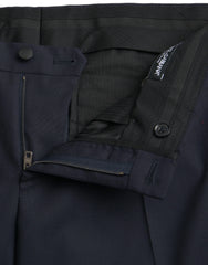 Dolce & Gabbana Dark Blue Wool Slim Fit Formal Pants - IT48 | M - Trousers