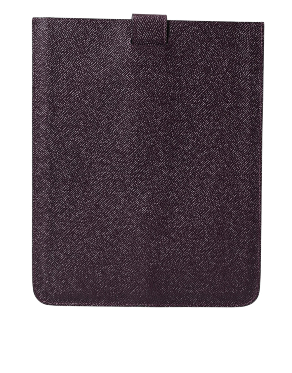 Dolce & Gabbana Dark Brown Leather Logo Plaque Cover Sleeve Tablet Case - Handheld Device Accessories