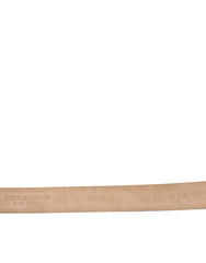 Dolce & Gabbana Dark Brown Leather Silver Metal Buckle Belt - 110 cm / 44 Inches - Belts