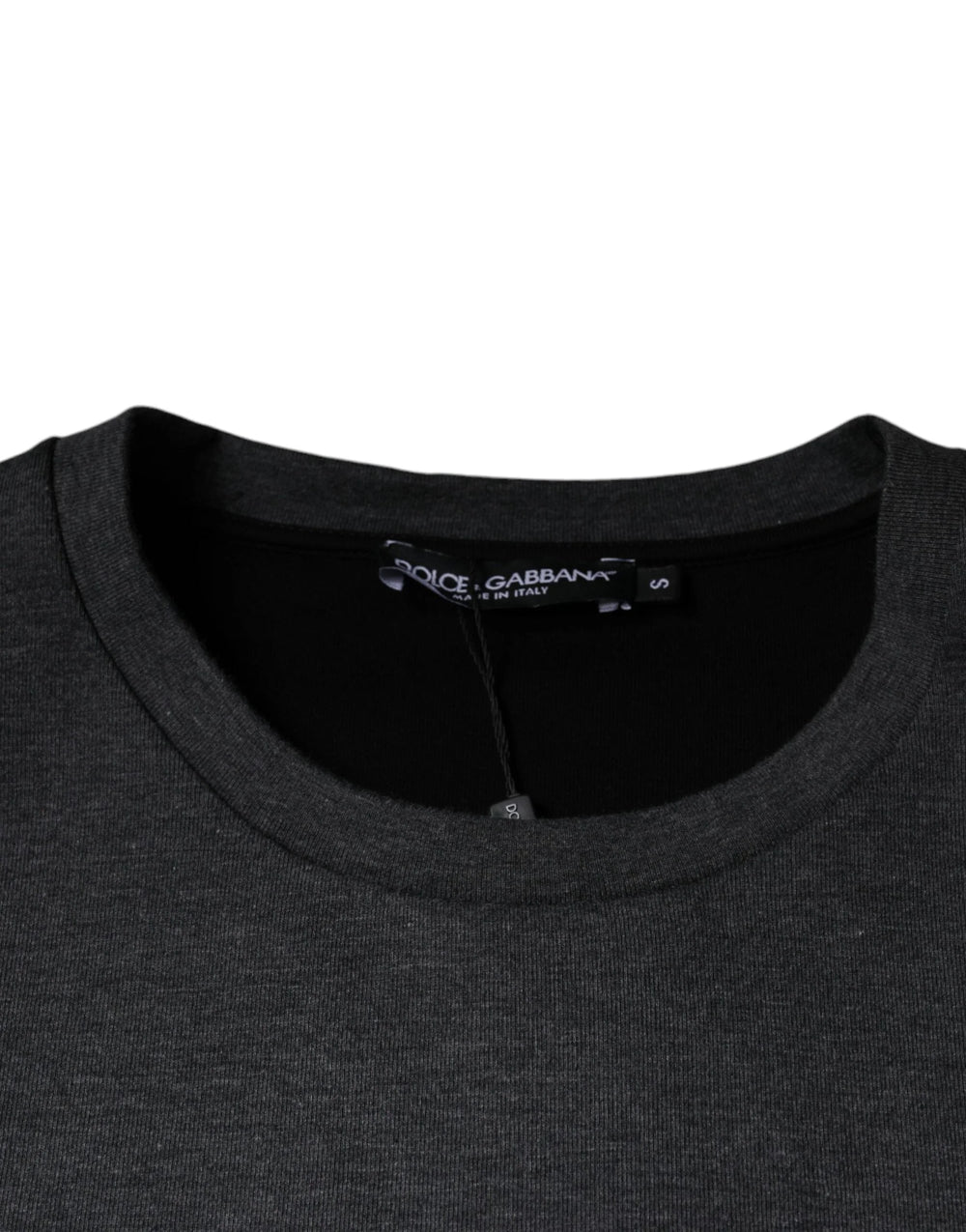 Dolce & Gabbana Dark Gray Camouflage Crew Neck T-shirt - IT46 | S - T-Shirts