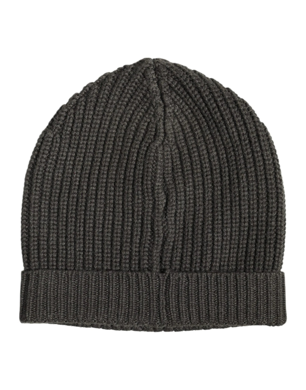 Dolce & Gabbana Dark Gray Cashmere Knit Winter Beanie Hat - Beanies