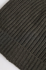 Dolce & Gabbana Dark Gray Cashmere Knit Winter Beanie Hat - Beanies