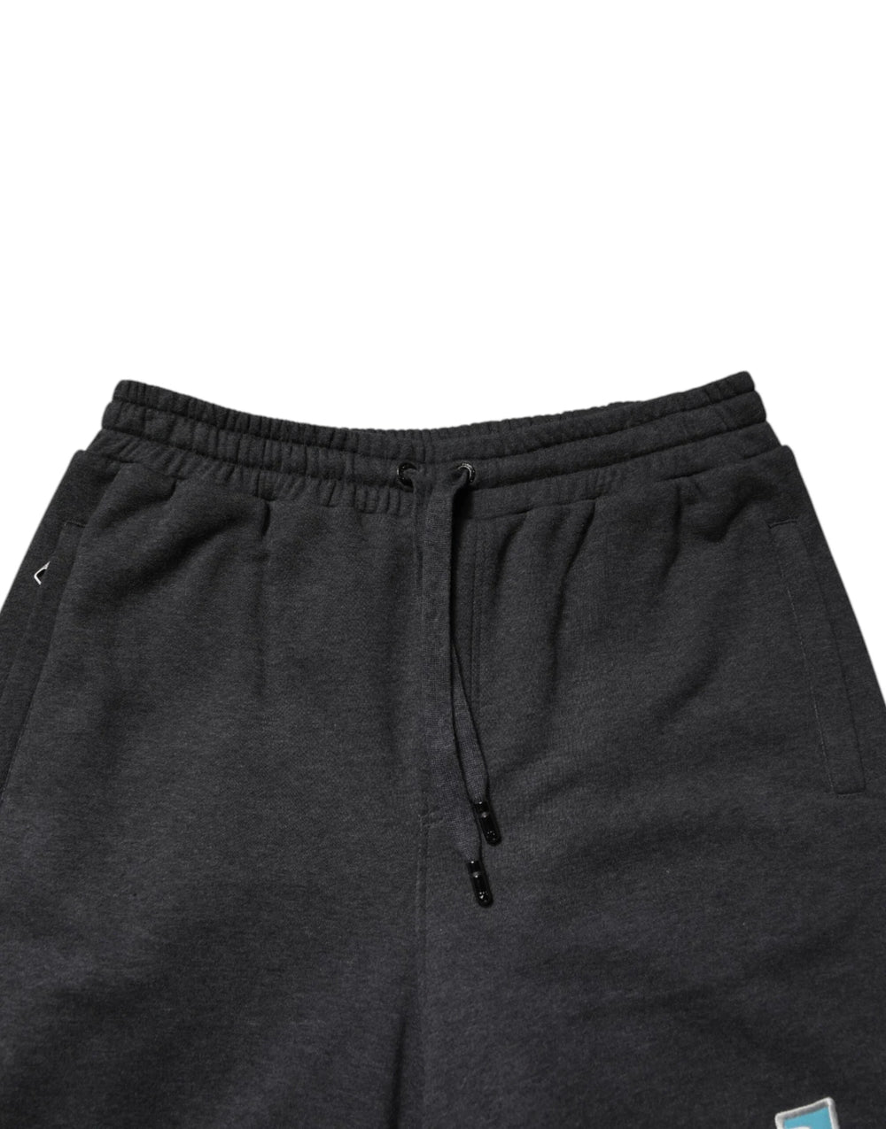 Dolce & Gabbana Dark Gray Cotton Layered Straight Sweatpants Pants - IT50 | L - Sweatpants