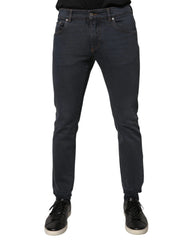 Dolce & Gabbana Dark Gray Cotton Skinny Denim Jeans - IT48 | M - Jeans