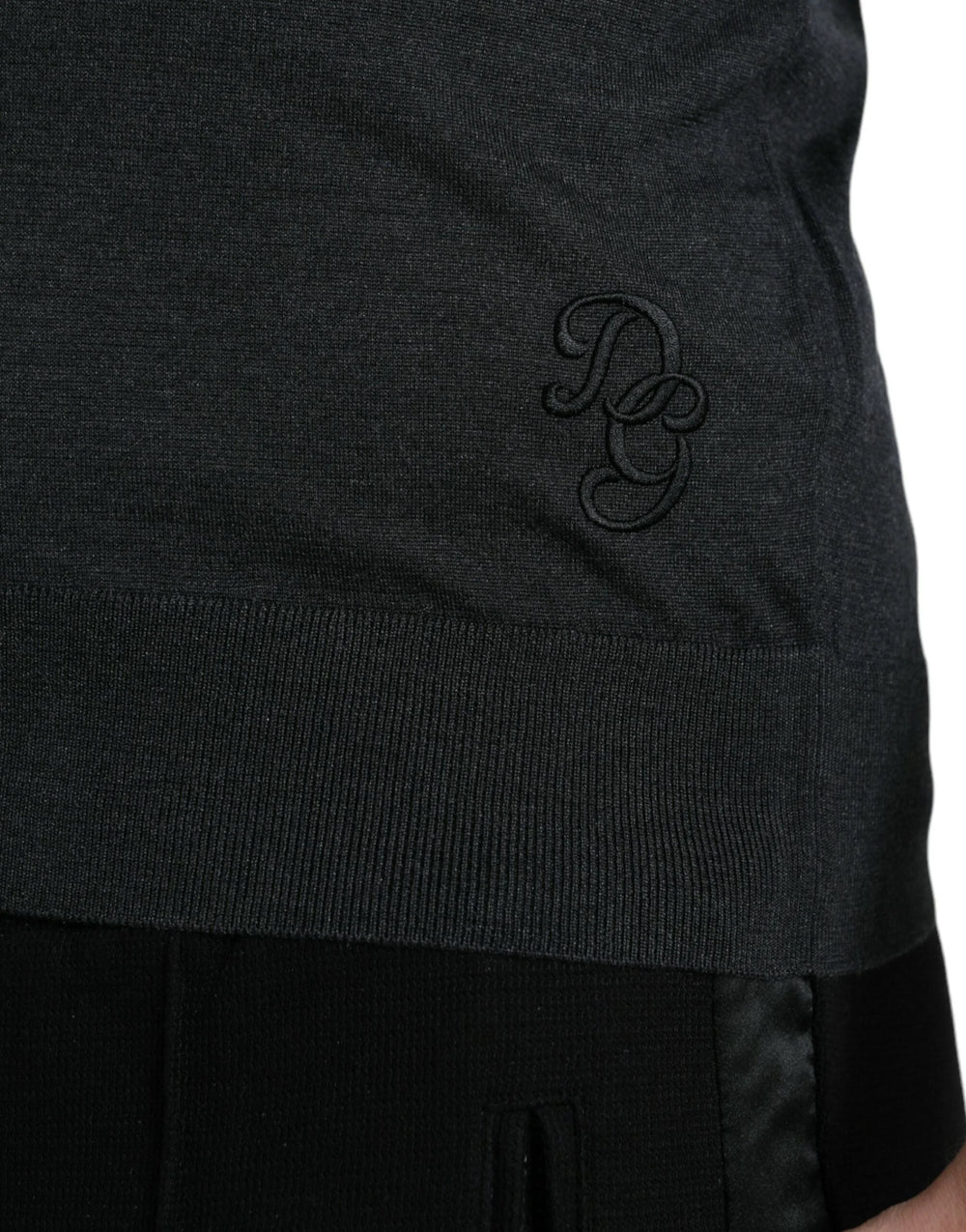 Dolce & Gabbana Dark Gray Crew Neck Short Sleeves T-shirt - IT44 | XS - T-Shirts