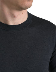 Dolce & Gabbana Dark Gray Crew Neck Short Sleeves T-shirt - IT44 | XS - T-Shirts