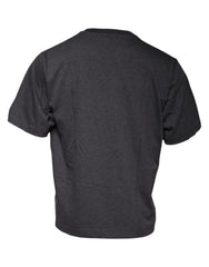 Dolce & Gabbana Dark Gray Crew Neck Short Sleeves T-shirt - IT50 | L - T-Shirts