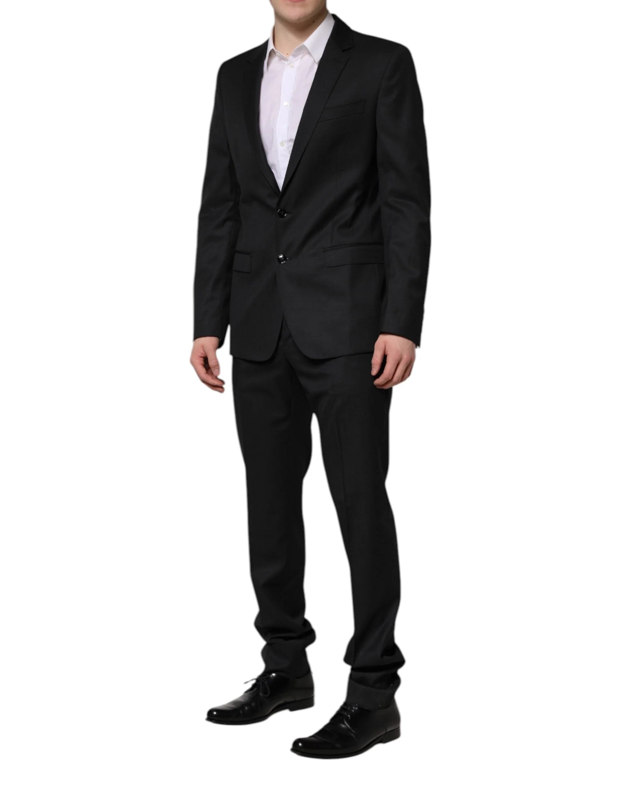 Dolce & Gabbana Dark Gray MARTINI 2 Pc Single Breasted Suit - IT48 | M - Suits