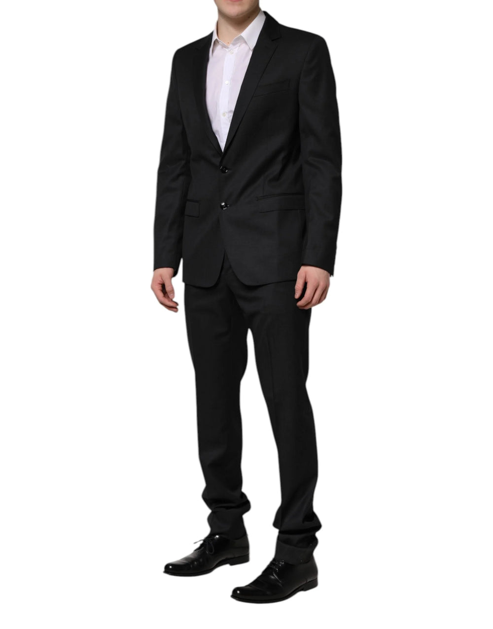 Dolce & Gabbana Dark Gray MARTINI 2 Pc Single Breasted Suit - IT48 | M - Suits