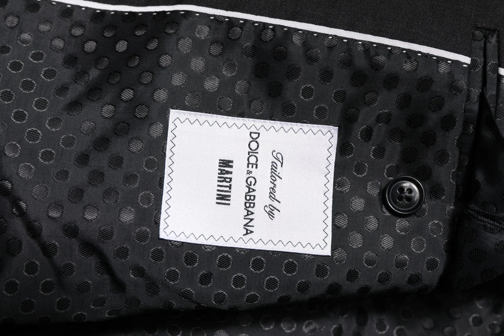 Dolce & Gabbana Dark Gray MARTINI Single Breasted Jacket - IT52 | XL - Sport Jackets