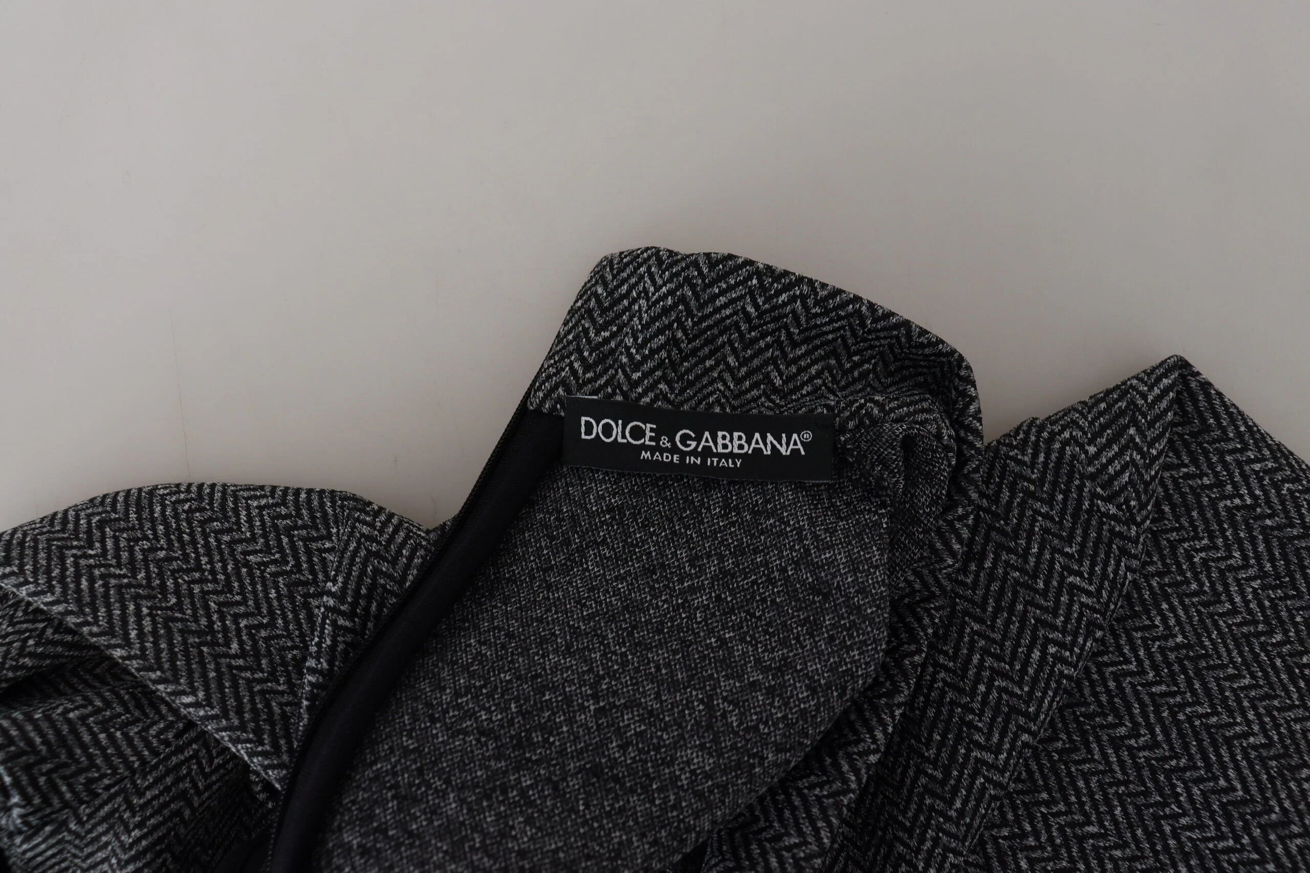 Dolce & Gabbana Dark Gray Nylon Turtleneck Pullover Sweater - IT48 | M - Sweaters