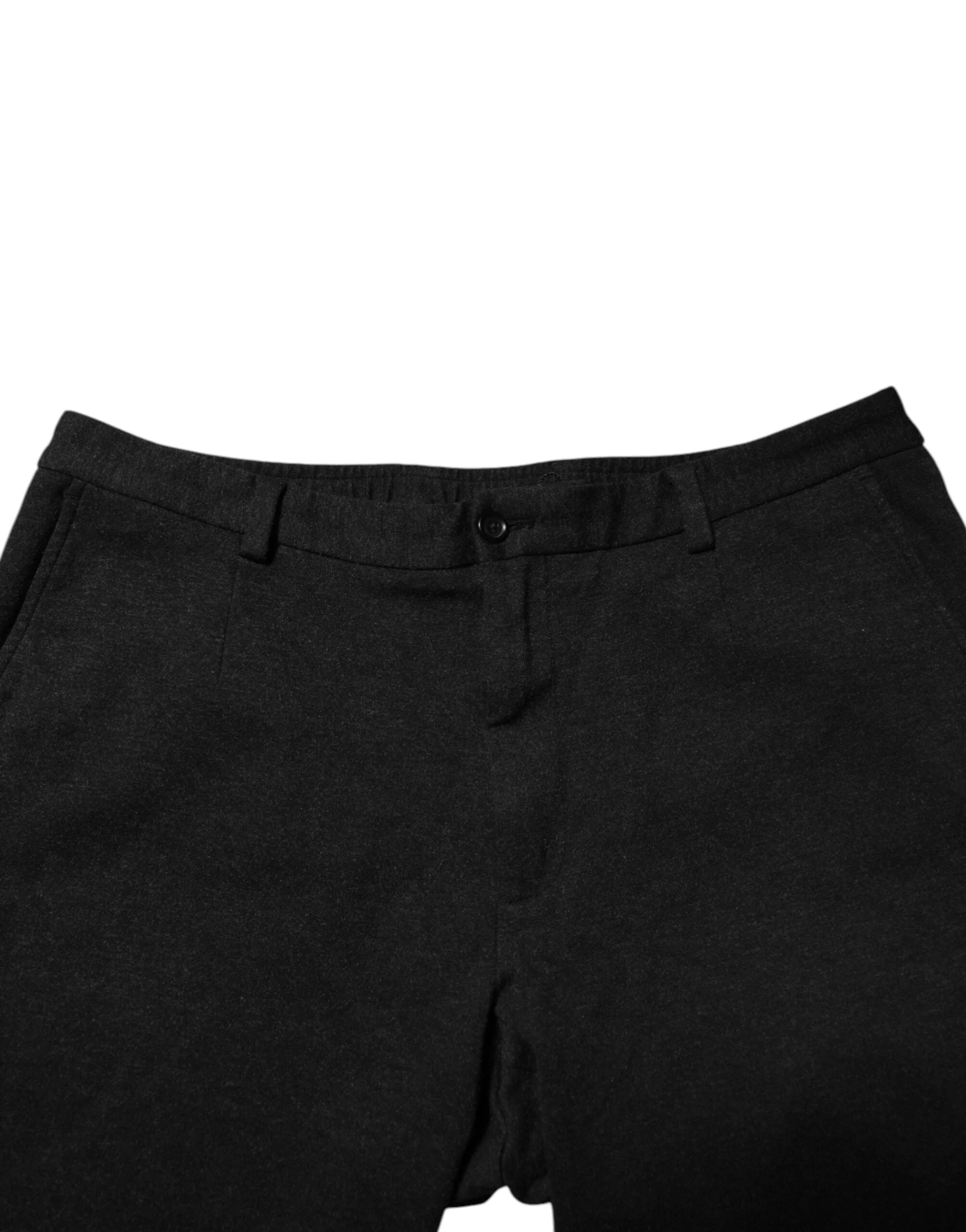 Dolce & Gabbana Dark Gray Viscose Dress Men Pants - IT56 | XXL - Trousers