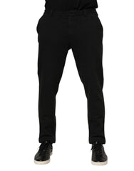 Dolce & Gabbana Dark Gray Viscose Dress Men Pants - IT56 | XXL - Trousers