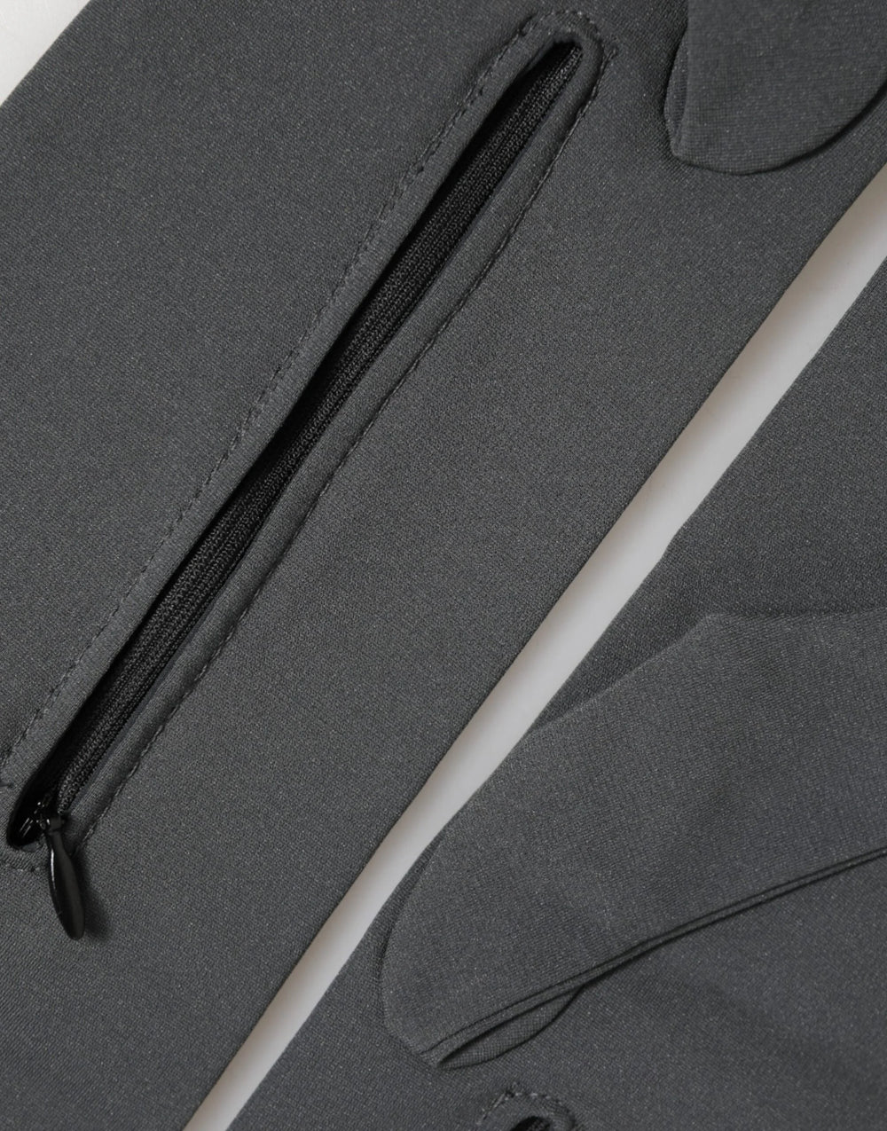 Dolce & Gabbana Dark Gray Viscose Elbow Length Mitten Men Gloves - 9|M